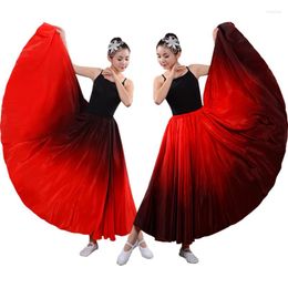 Stage Wear 540 720 Belly Gypsy Jupe Danse Ruffle Danse Flamenco Grandes Jupes Flamingo Costume