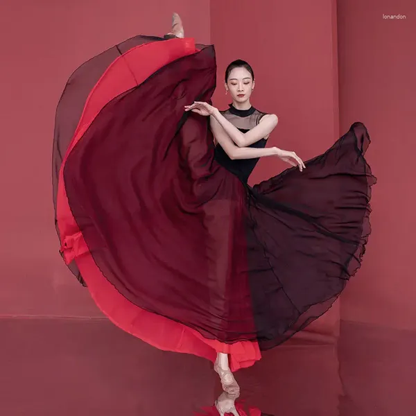 STAGE USIR 720 degrés Costume de danse folklorique chinoise pour femmes