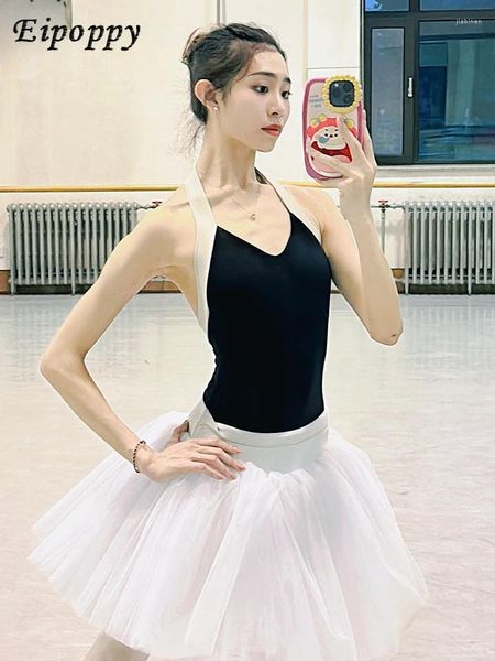Portez des vêtements pour adultes de ballet pour adultes costume d'air Shapewear Gym tenue robe de danse