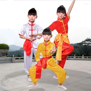 Ropa de escenario para adultos y niños, traje tradicional chino de Wushu, traje de uniforme de artes marciales de Tai Chi, estampado con su logotipo