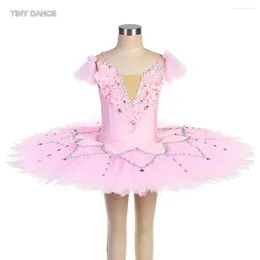 Stage Wear Adulte Filles Professionnel Ballet Danse Tutu Costume Rigide Tulle Robe De Crêpe Disponible En Rose Et Bleu Ciel BLL542