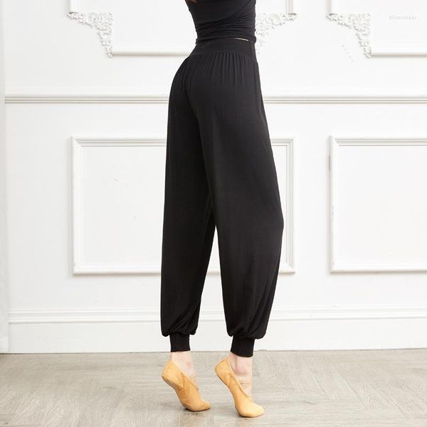 Vêtements de scène adulte lâche Modal danse du ventre plissé Harem pantalon Yoga pantalon Costume pour femmes danse vêtements danseur vêtements