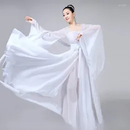 STAGE SORTIE ANCIENNE LES FEMMES CHINOIS Amélioration de Hanfu Super immortelle et élégante Fairy Cool Classical Dance Performance Clothing