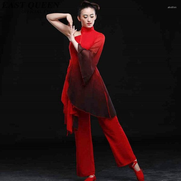 Vêtements de scène arrivée 2023 Costumes de danse orientale dames élégant Costume traditionnel chinois Folk KK793 SZ