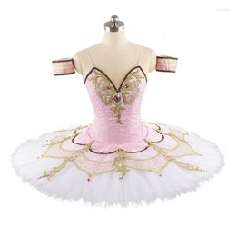 Stage Wear Arrivée Femmes Adulte Performance Élégant Rose Ballet Tutus Professionnel