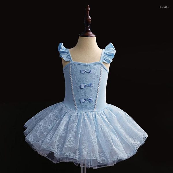 Stage Wear Ballet Danse Vêtements Pour Filles Tutu Ballerine Robe Enfants D'anniversaire Robes Costume Tenues JL1434