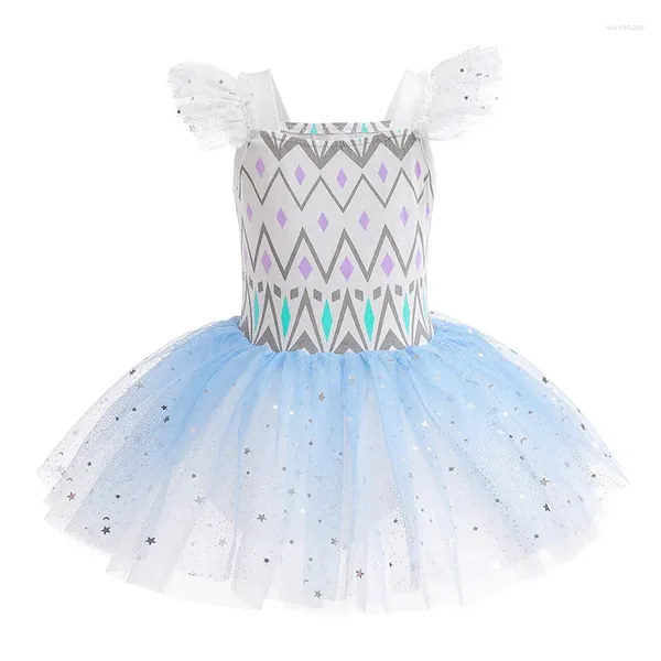 Stage Wear Ballet Justaucorps pour enfants Robe de danse professionnelle Enfants Princesse Performance Costumes Outfit Filles