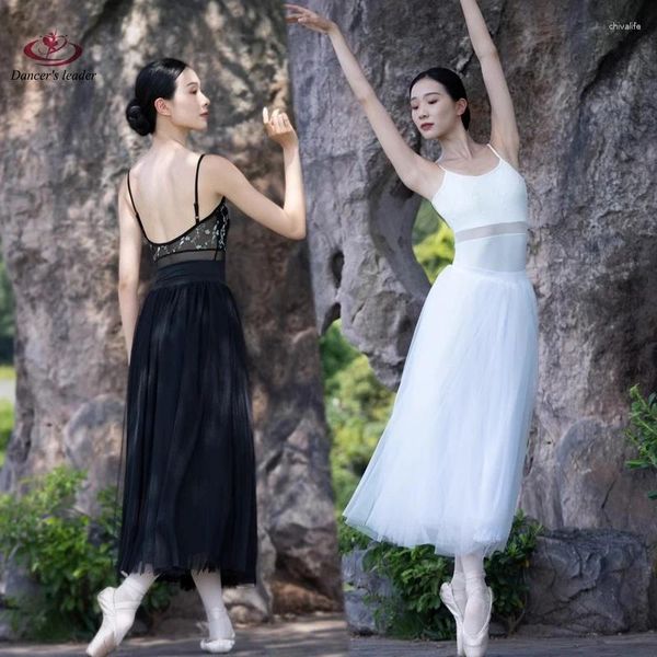 Stage Wear Ballet Pratique Costume Brodé Creux Sling Adulte Femmes Air Yoga Chinois Danse Body Training