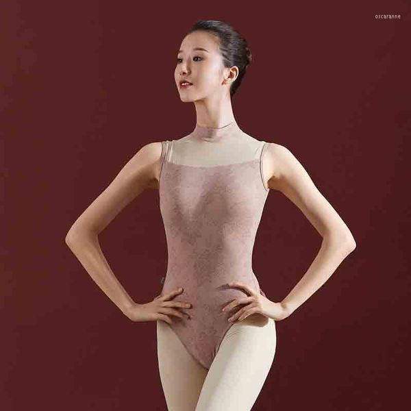 Stage Wear Ballet Pratique Costume Femme Adulte Senior Danse Étudiant Art Test Corps One-Piece Basic Training Gym Justaucorps