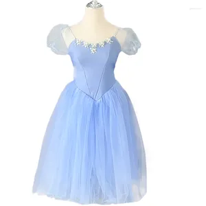 Stadiumkleding Ballet Tutu Rok Meisjes Moderne Dans Lange Zwanenmeer Prestaties Kleding Vrouwen Ballerina Kostuums Kinderen