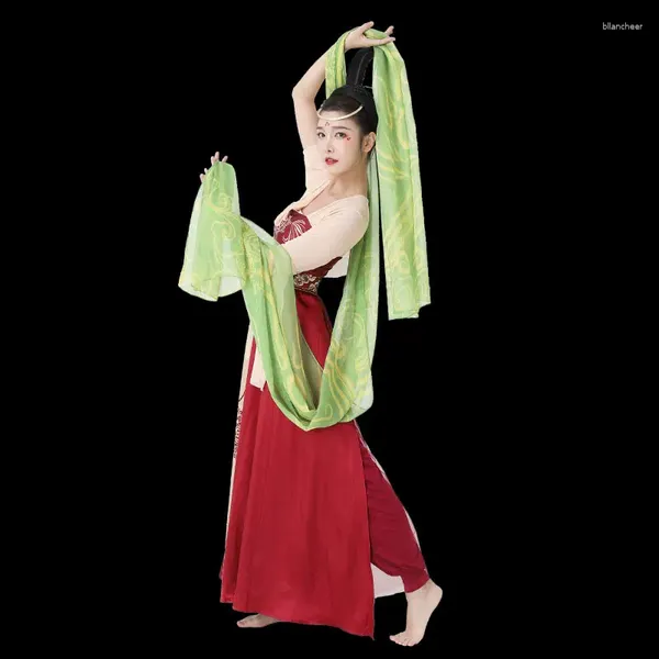 Wear Wear Beauty Guan Dance Performance Costume Ancient Women's Hanfu Style chinois Cluent Examen d'art super immortel Fée CL