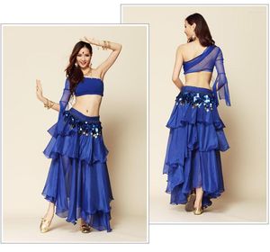 Stage Wear Belly Dance Costume Bollywood Dress Bellydance Womens Dancing Sets 3pcs / set 8 Couleur