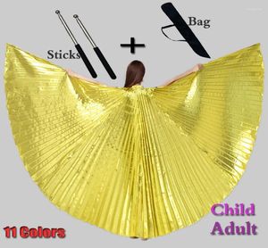 Etapa desgaste danza del vientre isis alas accesorios bollywood oriental egipcio palos y bolsa traje adulto niños niños mujeres