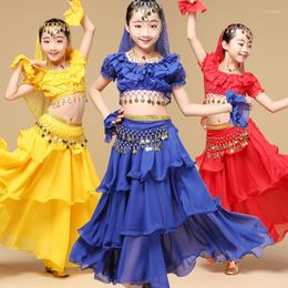 Stage Wear Belly Dance Performance Costumes Costume Girl For Kid Children