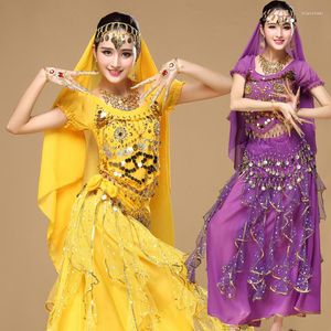 Stage Wear Buikdansen Kostuums Voor Vrouwen Bollywood Dans Kostuum Volwassen Oosterse Jurk Prestaties Kleding Pak
