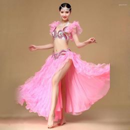 Stage Wear Belly Dancing Costuums Style Orient Dance Dress Outfit String Shoulder Women Egyptische beha en rok