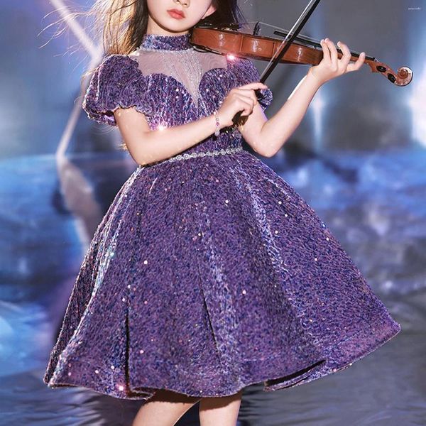 Etapa desgaste fiesta de cumpleaños vestido de noche vestidos de niña exquisita flor de lujo bola de graduación rendimiento niños