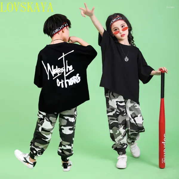 Scary Wear Girls Boys Boys Hip Hop Costumes de danse pour les enfants