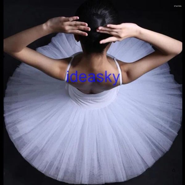 Escenario usar negro rojo blanco profesional tutú para adultos ballet traje de leotardo bailarina mujer ropa de baile para niñas para niñas falda