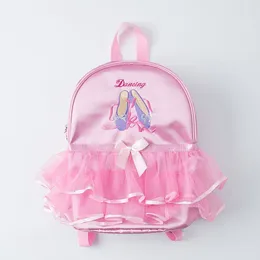 Portez des enfants sac de ballet pour fille ballerine danse enfants rose danse sac à dos sacs de filles sacs bébé école