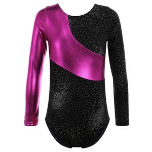 Kinderen Kids katoenen mouw bodysuit kleding meisjes ballet dans gymnastiek danskleding