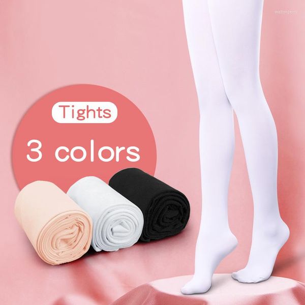 Vêtements de scène enfants filles Ballet danse collants enfants adultes Nylon Leggings gymnastique collants 80D 3 paires ou 2 1 paire