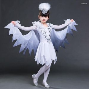 Stage Wear Enfants Danse moderne Personnages d'animaux Costumes Enfants Halloween Oiseaux Vêtements Moineaux Magpie Performance