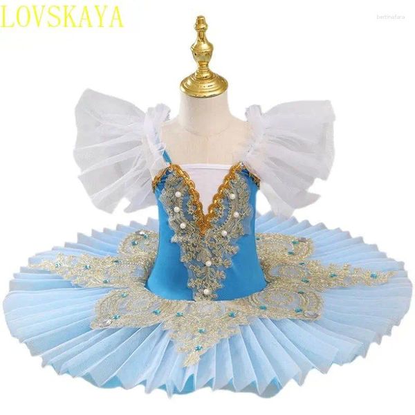 Ropa de escenario Falda de ballet profesional para niños Chica Swan Lake Dance Troupe Actor Princesa roja Disfraz de actuación