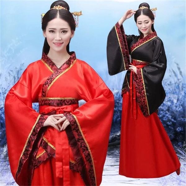 Etapa desgaste chino cosplay traje antiguo hanfu mujeres ropa dama vestido nacional