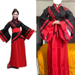 Abbigliamento da palcoscenico Abbigliamento tradizionale cinese per le donne Abito Hanfu Spettacolo di danza popolare Abiti da fata Costume antico Abito da festival