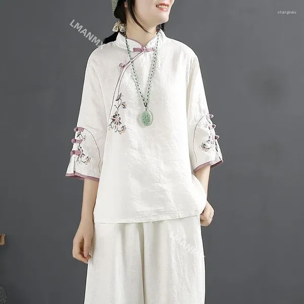 Wear Stage Style chinois CLUME CHOUEURAL IMPRESSION PRINT TANG SUIT