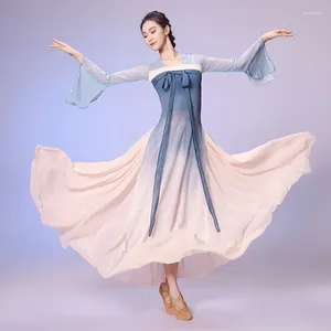 Stage Wear Costume de danse classique adulte élégant ancien chinois Yangko pratique robe fée performance quotidienne cerf tenue de danse