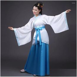 STAGE USE COSTUME HANFU CLASSIQUE FEMMES TANG MALAMAL TRADATIONNELLE chinoise ancienne femme de danse Costumes pour la livraison folk