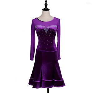 Stage Wear Comfort Latin dans jurk voor dames rode kleur goede kwaliteit rok professionele vrouwen competitieve balzaal kledingstukken y10516