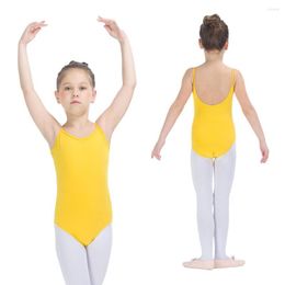 Escenario desgaste algodón / lycra camisola danza leotardo oro gimnasia niñas ballet body niños uniformes escolares