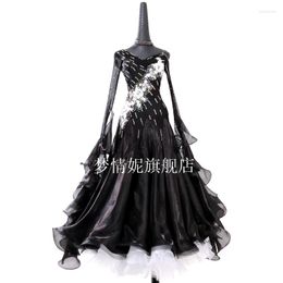 Stage Wear Aangepast Ballroom Dance Dress Standard Waltz Dresses Competition Custom Made MD568