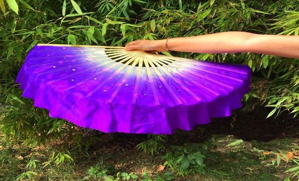 Usure de scène White Purple Gradient de la soie Vele Veil Veil Pairs 16quot Sequin Belly Dance Folk Halk Circle sur 16762491