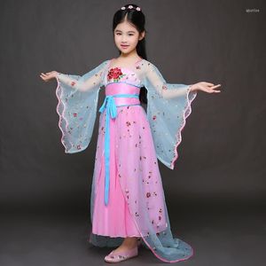 Stage Wear Design Fairy Princess Ancient Chinese kleding Volksdans gewaad Durks Klassieke kostuums voor kinderdag