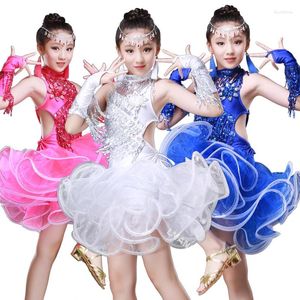 Stage Wear Design Girls Latin Dance Jurken Professional Proxi -Tassel Jurk Ballroom Kleding Salsa Dancewear Dancing -kostuums