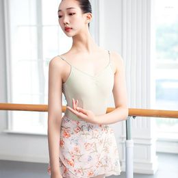 Stage Wear Fairy Ballet Dance Jupes pour femmes Floral Ballerina Vêtements Enseignant Adulte Costume JL1644