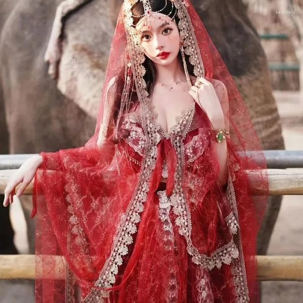 Scénario usage festival tenue femmes chinois danse folklorique occidentale princesse perle imprimerie rave fête de luxe robe de soirée 2023 costume de hanfu