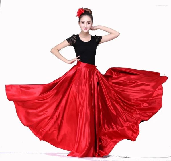 Wearn Flamenco Dance Costume Belly Dancing Jirt Spanic Buldance Swing Bigdance