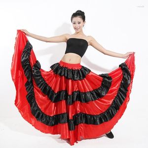 Stage Wear Flamenco Rok Buikdans 360 Graden Cirkel Groot Kostuum Spaans