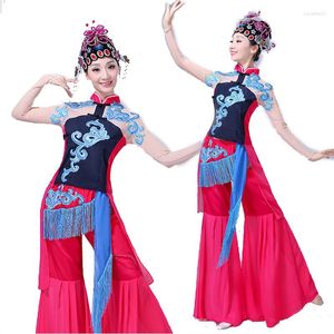 Vêtements de scène Costumes De danse folklorique femmes vêtements chinois anciens drame Disfraz De fête nationale