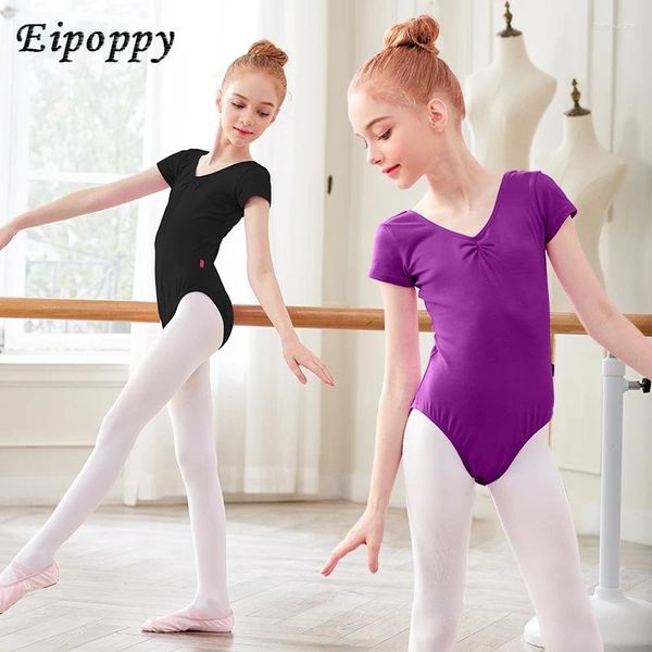 Stage Wear Filles Ballet Justaucorps Enfants Gymnastique Vêtements De Danse Body Gym Costume Arrivée