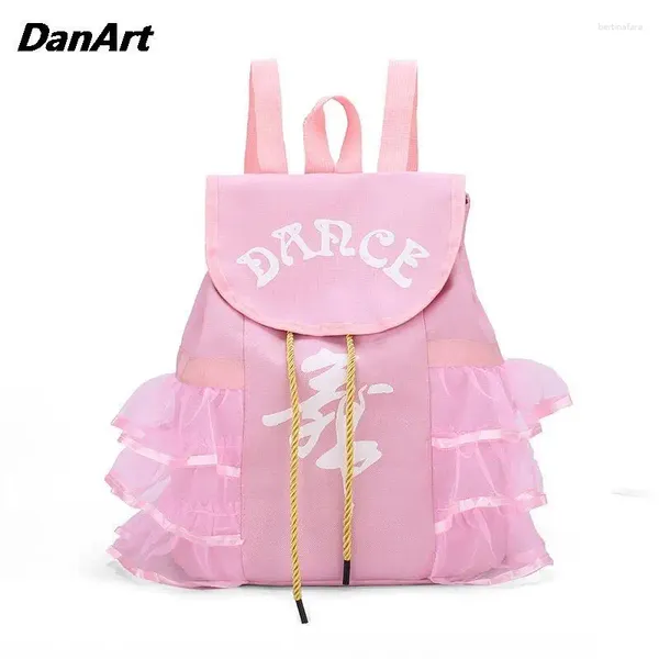 Sacs de danse de la princesse pour les filles Princess pour enfants Latin Ballet Backpack Gymnastic Sports Yoga Dance Sac Schoolbag pour filles Gift Kid