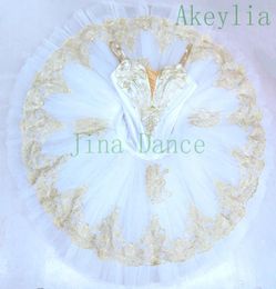 STATE Wear Girls Variación de la Bella Durmiente Ballet Preprofesional Tutus Mujeres Raymonda Tutu Tutu Cream White and Gold Classical 3520632