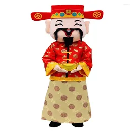 Wear Wear God of Wealth Costume Fortune and Longevity Cartoon Clothing Year Year Mascot Performance Dance Tenue de danse