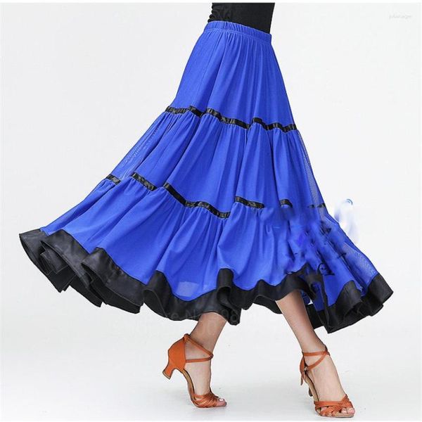 Escenario desgaste gitano mujer español falda flamenca gran swing carnaval fiesta rendimiento salón danza del vientre trajes elegante vestido