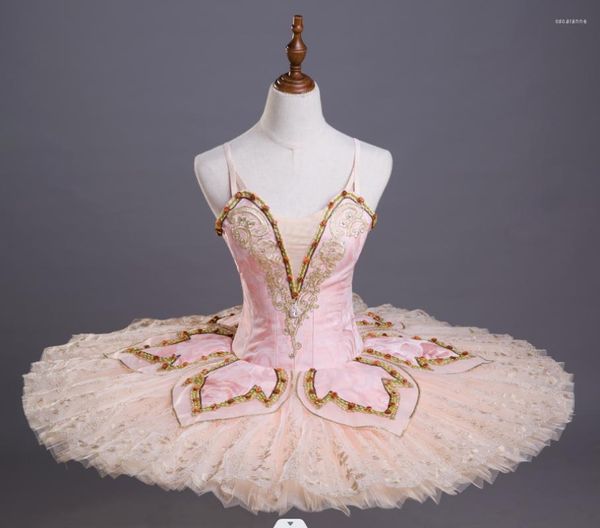 Stage Wear Robe de ballet haut de gamme Tutu Compétition Personnalisation professionnelle pour adultes et enfants